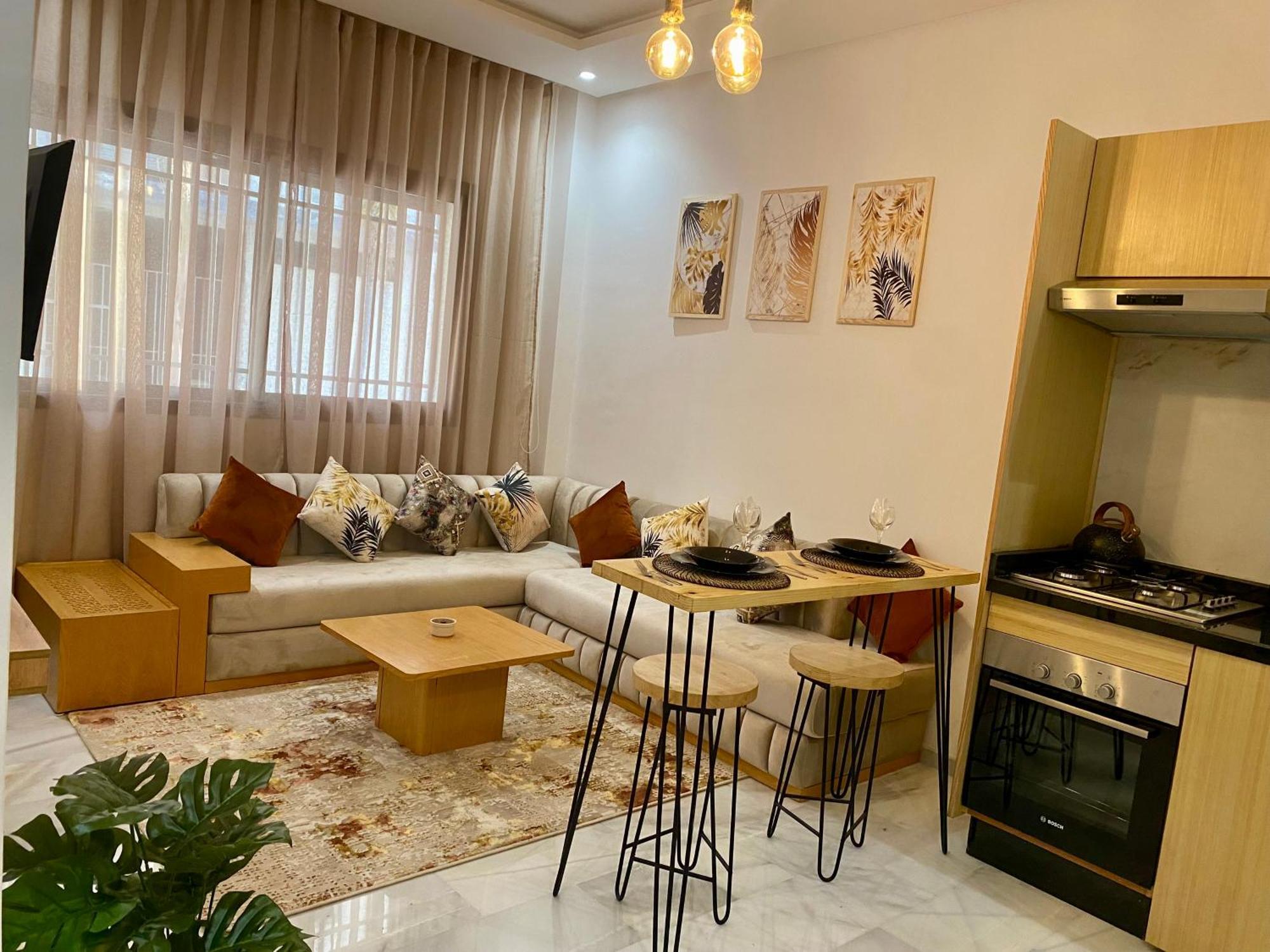 Appartement Elegance En 40 Metres Nouaceur Extérieur photo